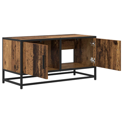 vidaXL TV Cabinet 80 x 34.5 x 40 cm Old Wood Engineered Wood