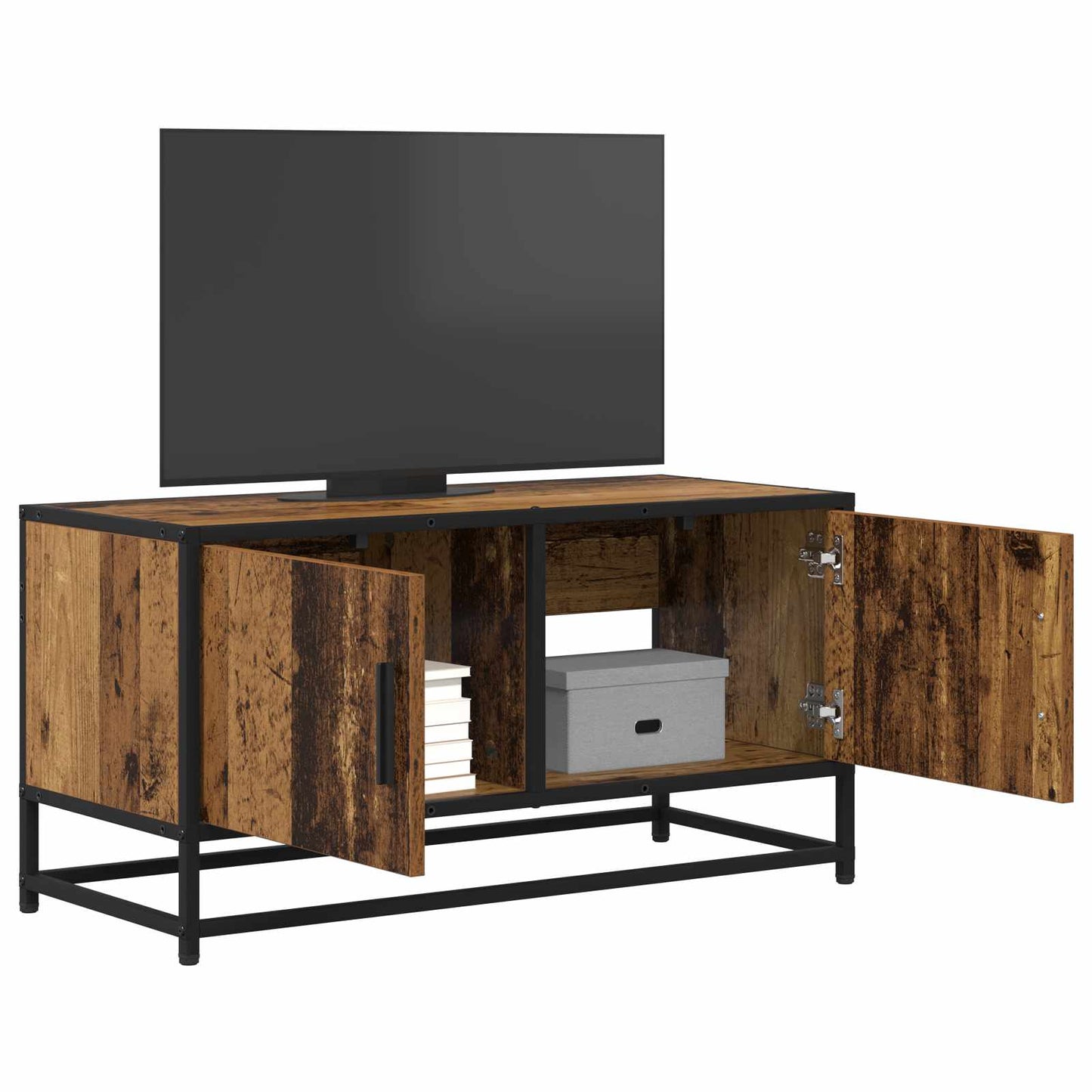 vidaXL TV Cabinet 80 x 34.5 x 40 cm Old Wood Engineered Wood