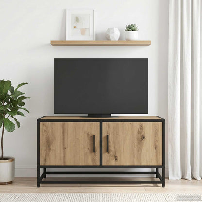 vidaXL TV Cabinet 80 x 34.5 x 40 cm Artisan Oak Engineered Wood