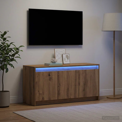 vidaXL TV Cabinet 100 x 34 x 50 cm Artisan Oak Engineered Wood
