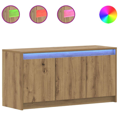 vidaXL TV Cabinet 100 x 34 x 50 cm Artisan Oak Engineered Wood