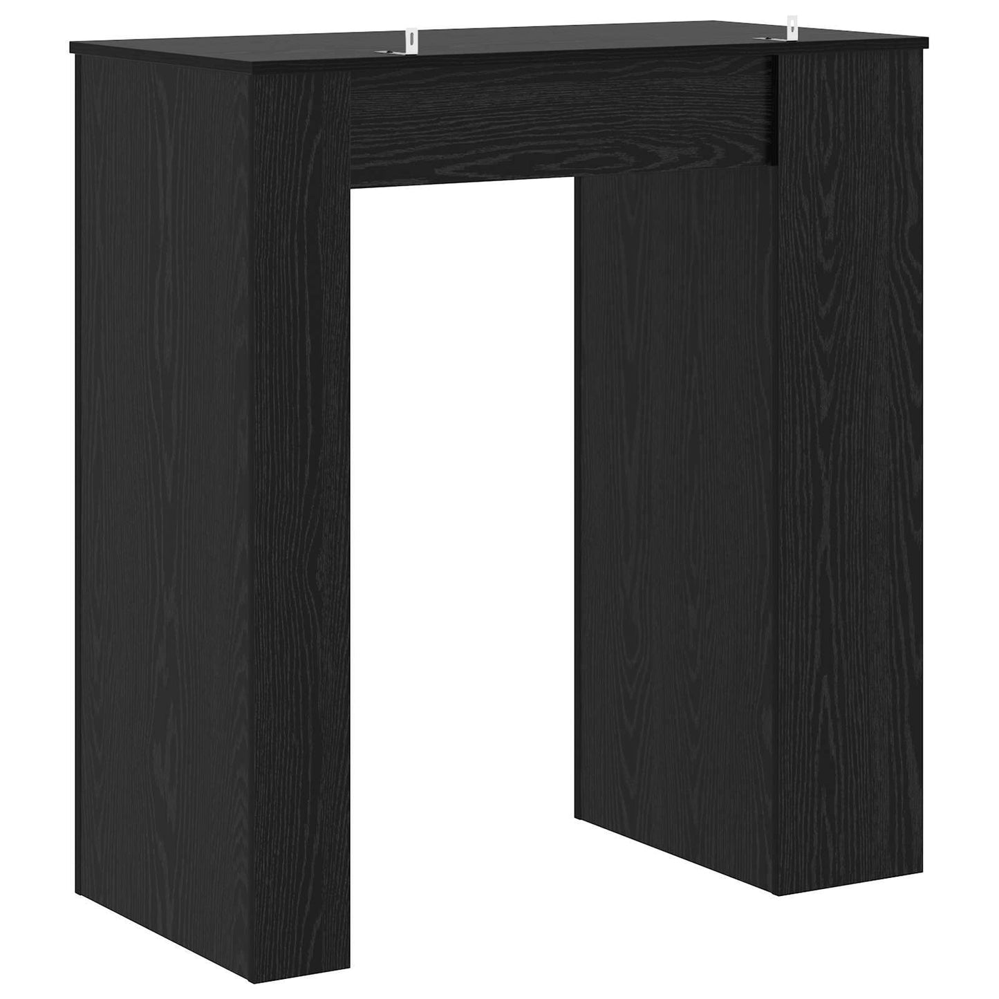 vidaXL Bar Table 95 x 47 x 103.5 cm Engineered Wood Black Oak