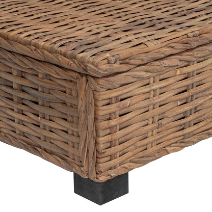vidaXL Coffee Table GENDT Natural Rattan Natural 67 x 60 x 30 cm