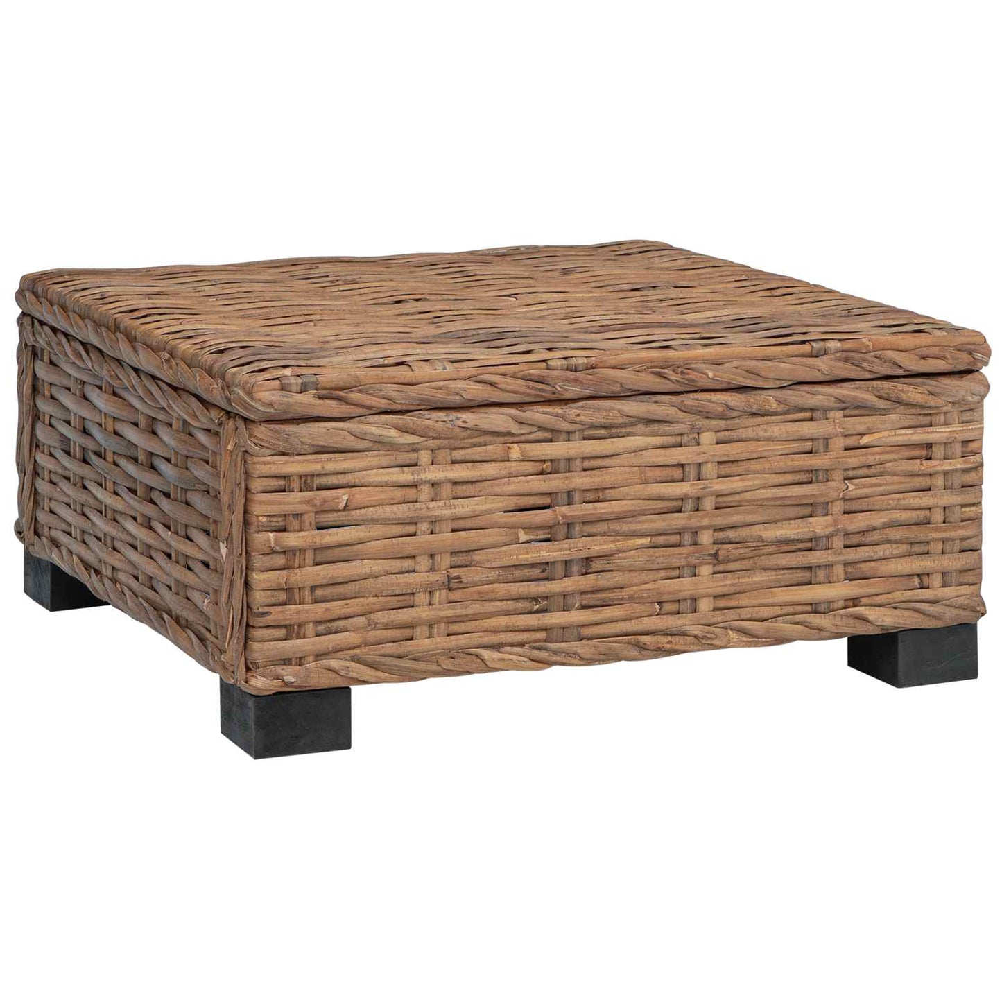 vidaXL Coffee Table GENDT Natural Rattan Natural 67 x 60 x 30 cm