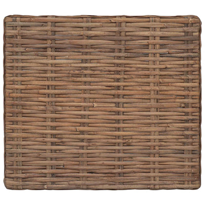 vidaXL Coffee Table GENDT Natural Rattan Natural 67 x 60 x 30 cm