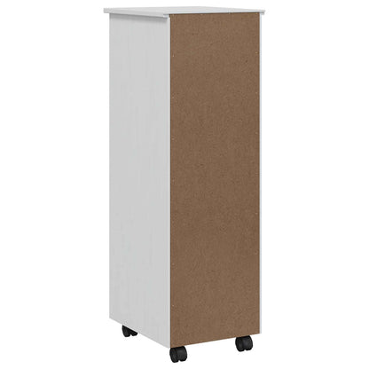 vidaXL Rolling Cabinet with Drawers CORONA White