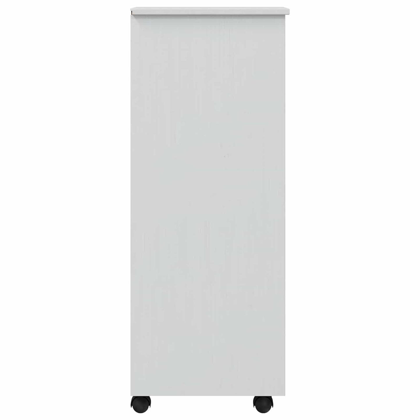 vidaXL Rolling Cabinet with Drawers CORONA White