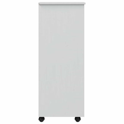 vidaXL Rolling Cabinet with Drawers CORONA White