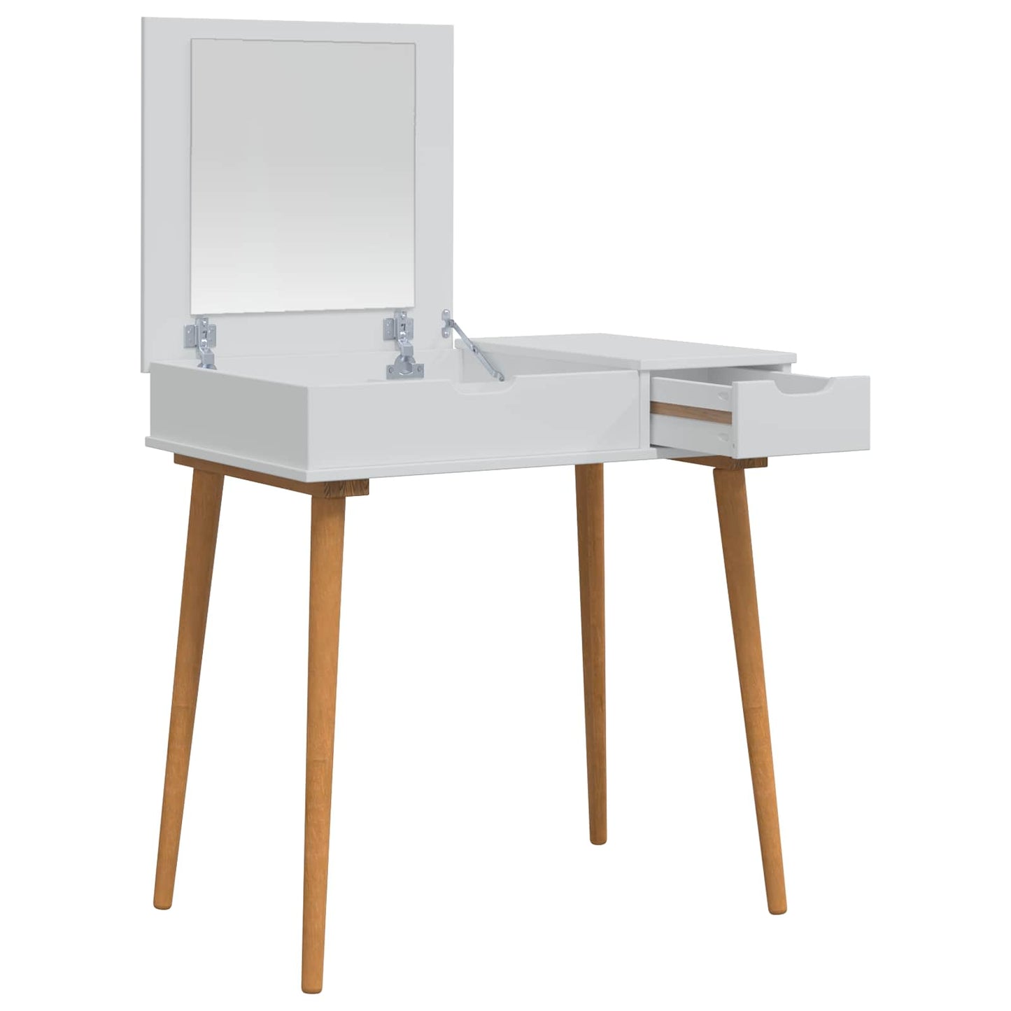vidaxl Dressing Table FAUSKE White 76 x 50 x 78 cm