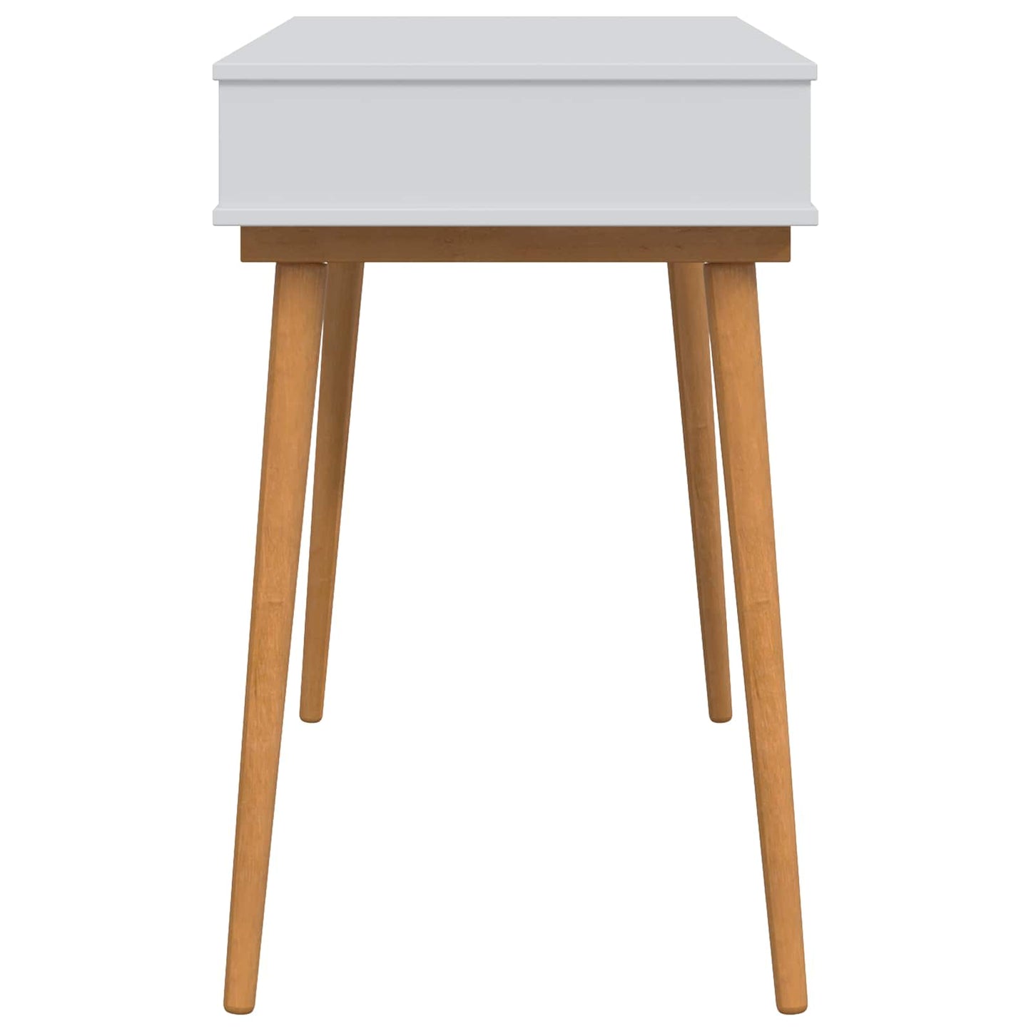 vidaxl Dressing Table FAUSKE White 100 x 50 x 78 cm