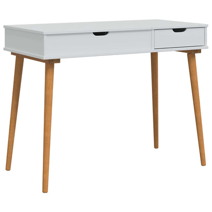 vidaxl Dressing Table FAUSKE White 100 x 50 x 78 cm