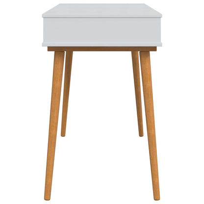 vidaxl Dressing Table FAUSKE White 112 x 50 x 78 cm