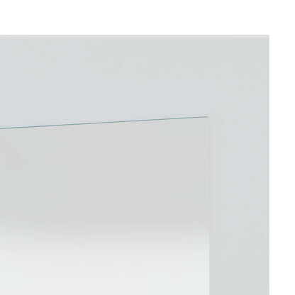 vidaxl Mirror FAUSKE White 43 x 3.5 x 77 cm Rectangular