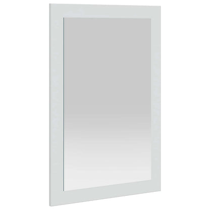 vidaxl Mirror FAUSKE White 43 x 3.5 x 77 cm Rectangular
