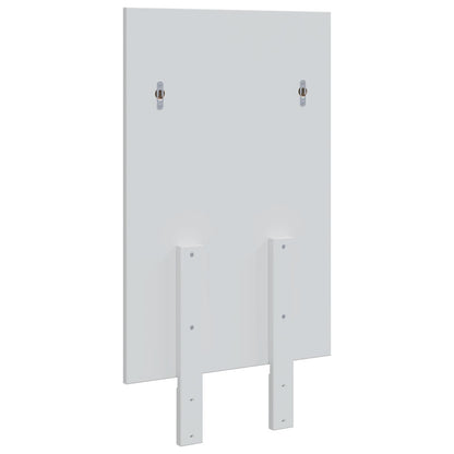 vidaxl Mirror FAUSKE White 43 x 3.5 x 77 cm Rectangular