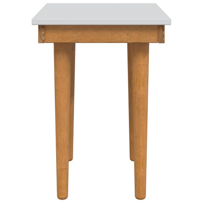vidaxl Dressing Table Stool FAUSKE White 40 x 33 x 45 cm