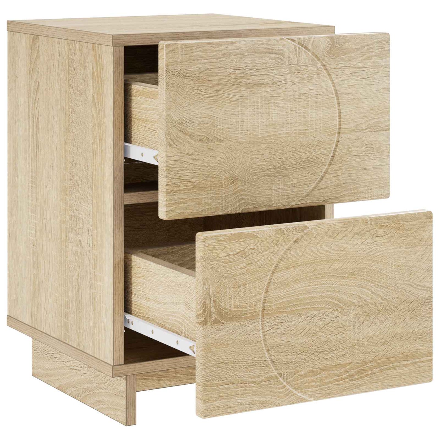 vidaXL Bedside Cabinet Sonoma Oak 33.5 x 34.5 x 50 cm Engineered Wood