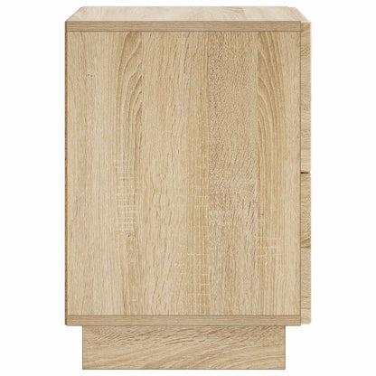 vidaXL Bedside Cabinet Sonoma Oak 33.5 x 34.5 x 50 cm Engineered Wood