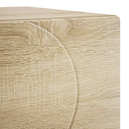 vidaXL Bedside Cabinet 2 pcs Sonoma Oak 33.5 x 34.5 x 50 cm