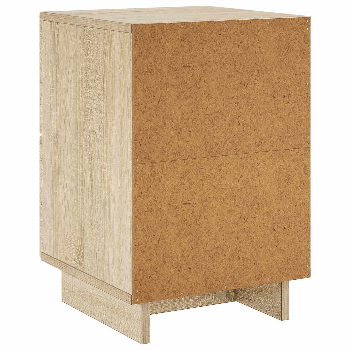 vidaXL Bedside Cabinet 2 pcs Sonoma Oak 33.5 x 34.5 x 50 cm