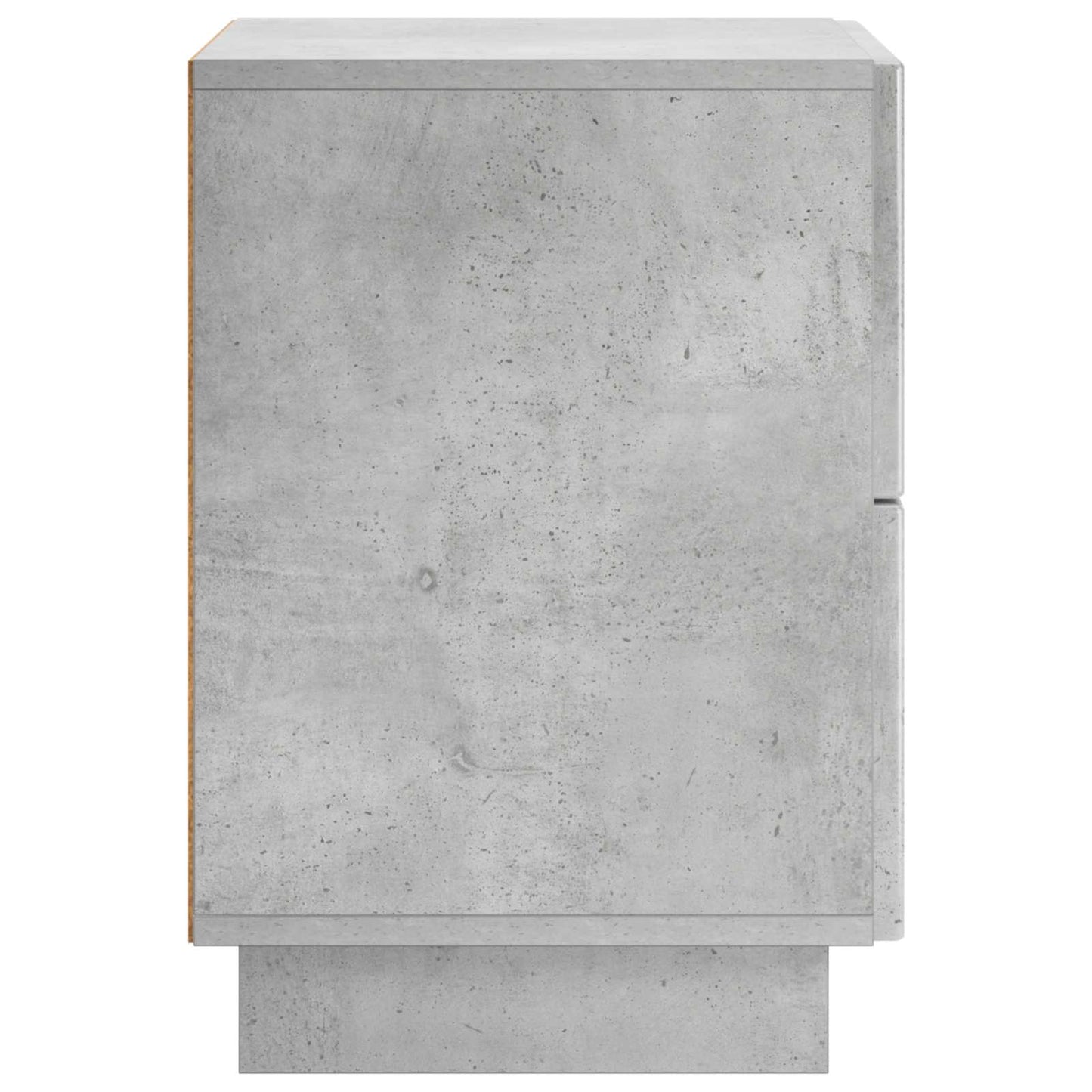 vidaXL Bedside Cabinet Concrete Grey 33.5 x 34.5 x 50 cm