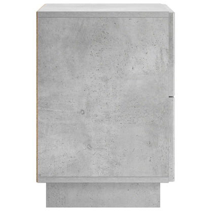 vidaXL Bedside Cabinet Concrete Grey 33.5 x 34.5 x 50 cm