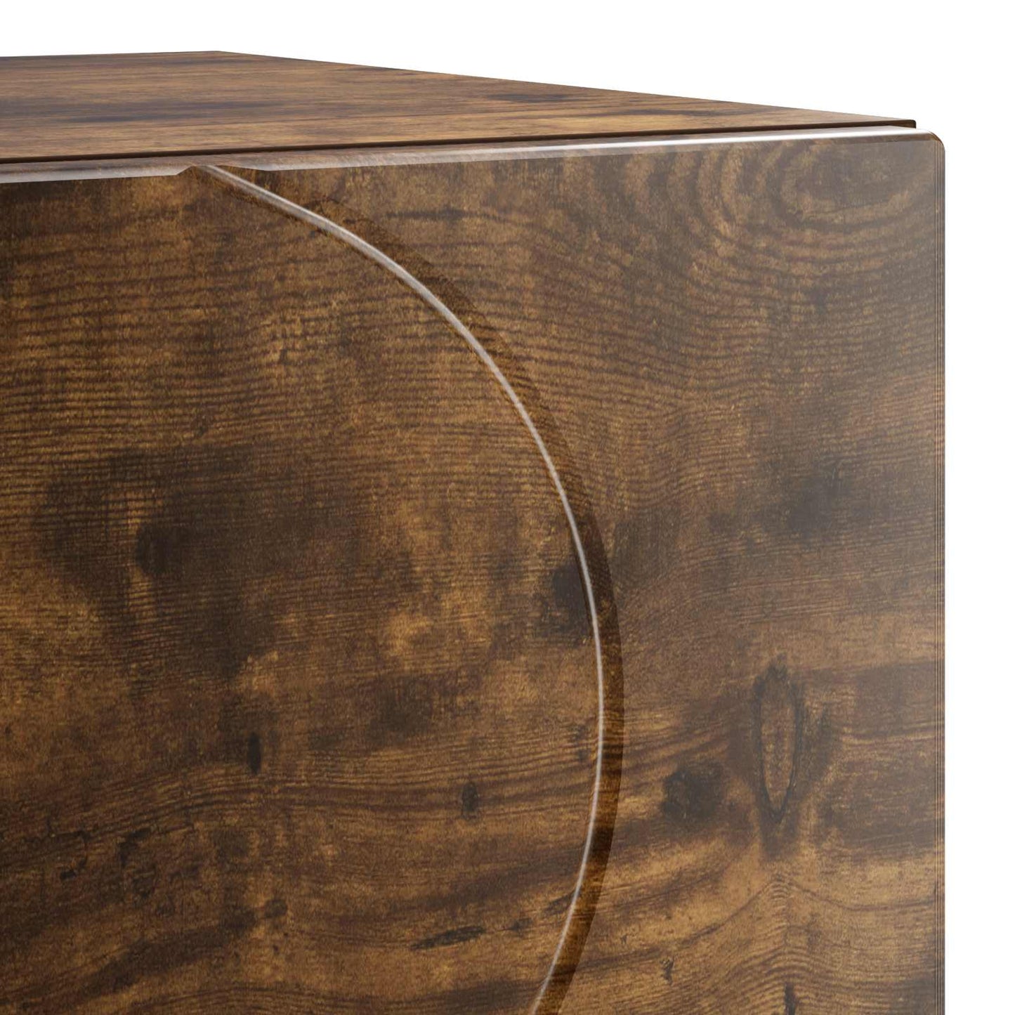 vidaXL Bedside Cabinet Smoked Oak 33.5 x 34.5 x 50 cm Engineered Wood