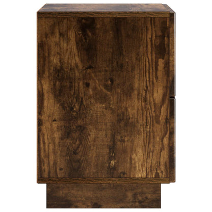 vidaXL Bedside Cabinet 2 pcs Smoked Oak 33.5 x 34.5 x 50 cm