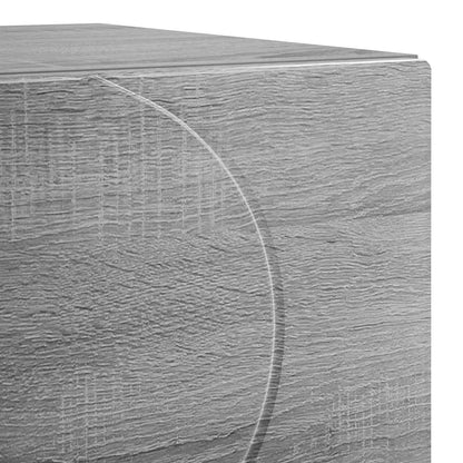 vidaXL Bedside Cabinet 2 pcs Grey Sonoma 33.5 x 34.5 x 50 cm