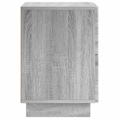 vidaXL Bedside Cabinet 2 pcs Grey Sonoma 33.5 x 34.5 x 50 cm