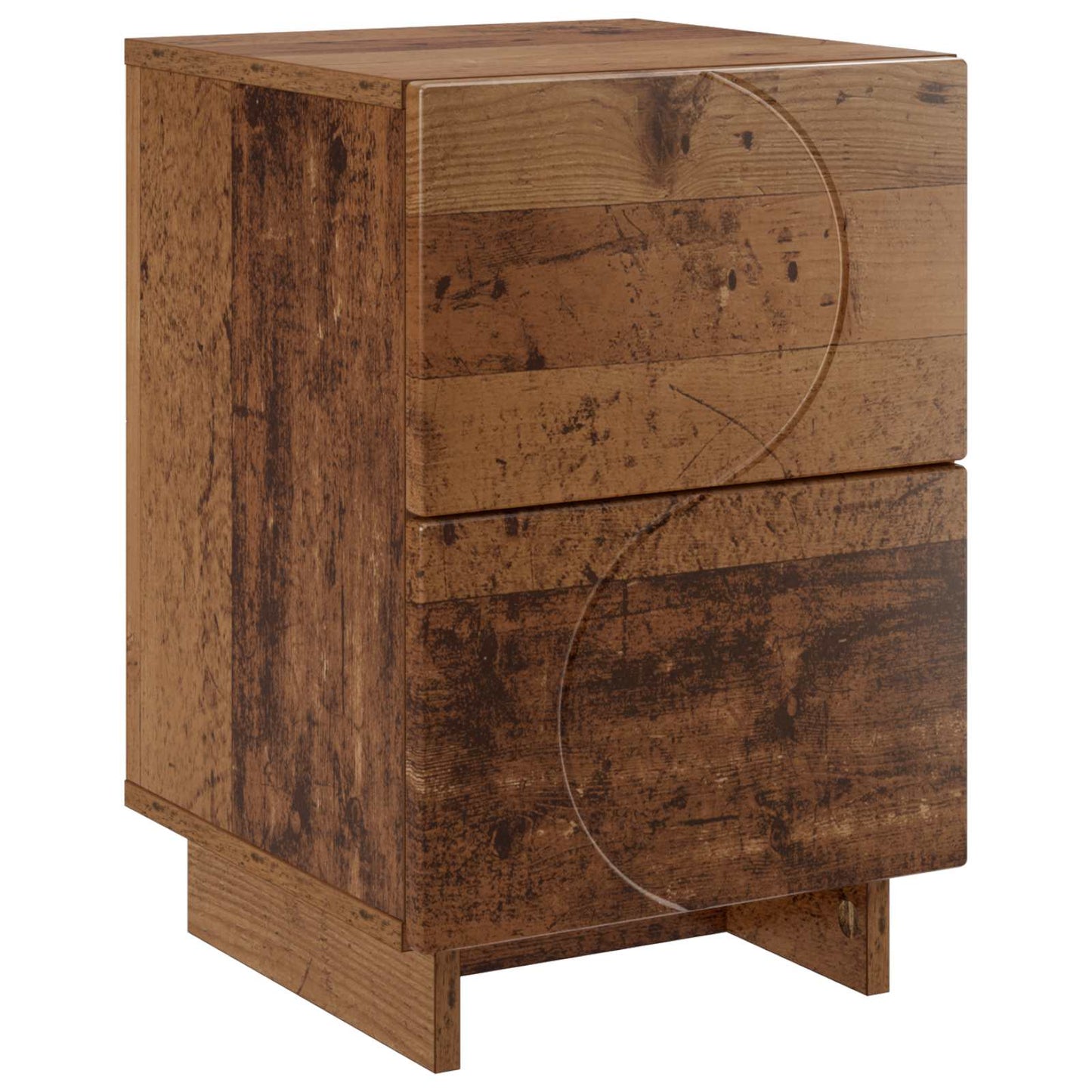 vidaXL Bedside Cabinet Oak Wood 33.5 x 34.5 x 50 cm Engineered Wood