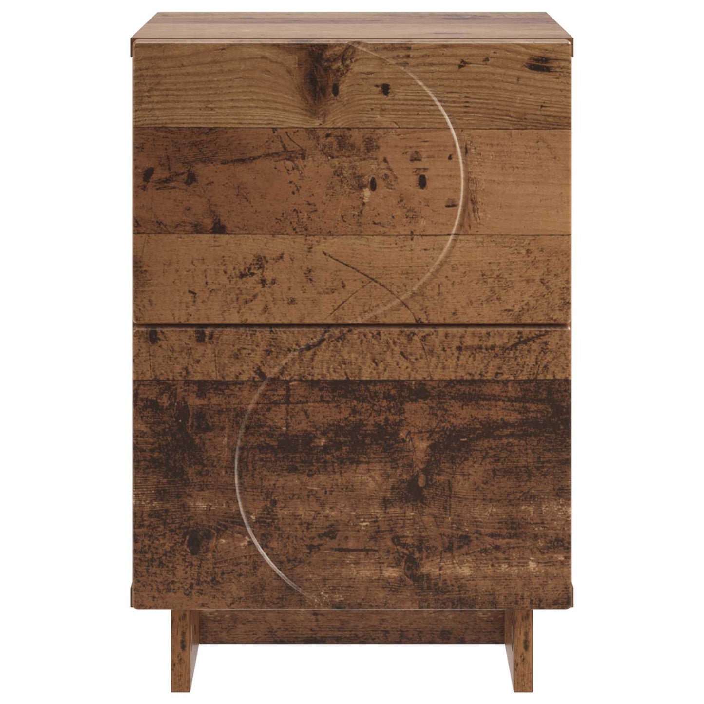 vidaXL Bedside Cabinet Oak Wood 33.5 x 34.5 x 50 cm Engineered Wood