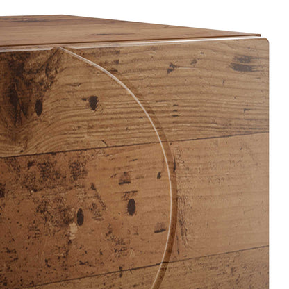 vidaXL Bedside Cabinet 2 pcs Oak Wood 33.5 x 34.5 x 50 cm
