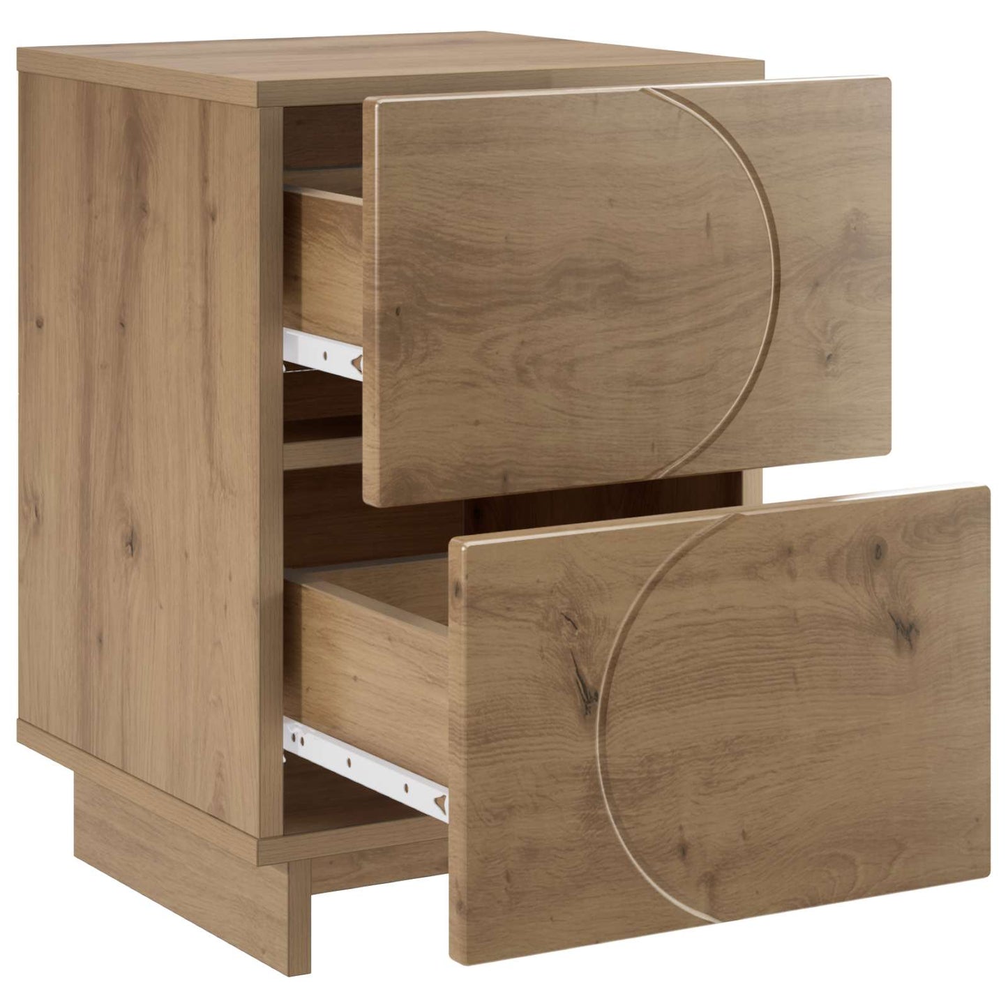 vidaXL Bedside Cabinet Artisan Oak 33.5 x 34.5 x 50 cm Engineered Wood