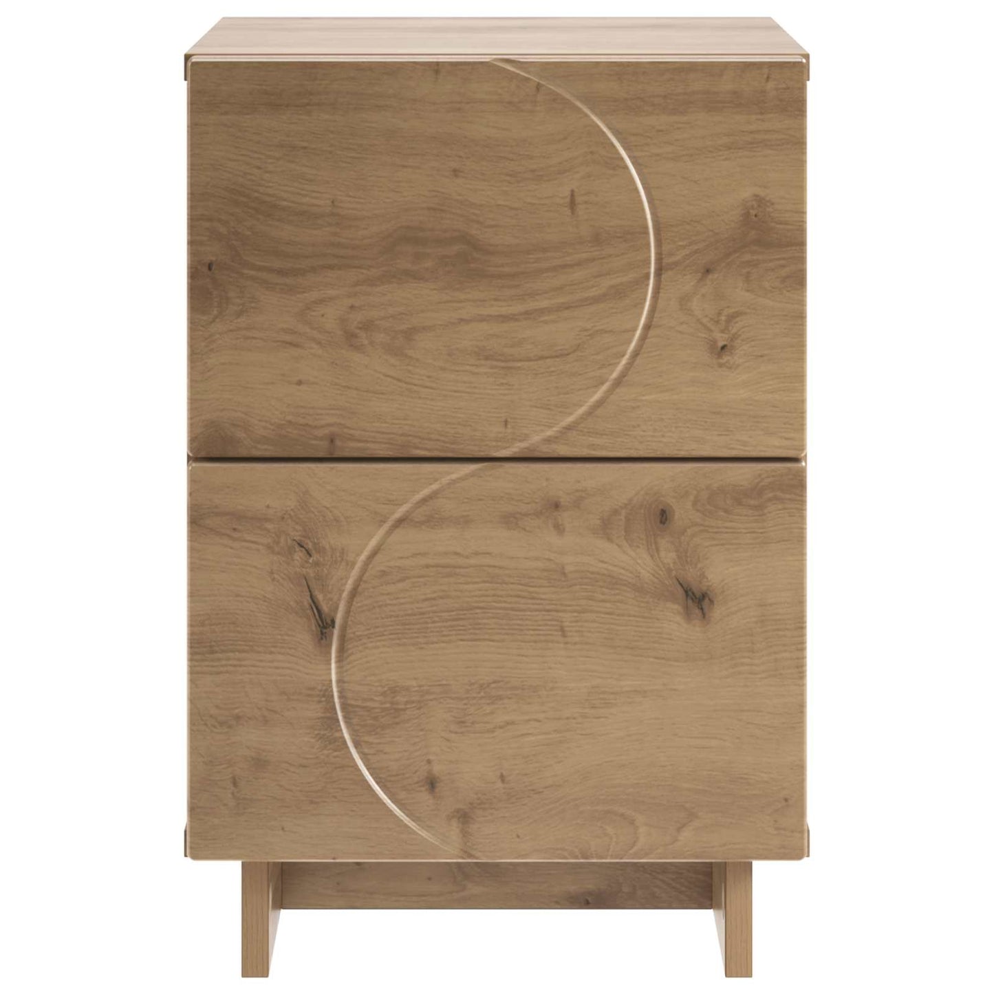 vidaXL Bedside Cabinet Artisan Oak 33.5 x 34.5 x 50 cm Engineered Wood
