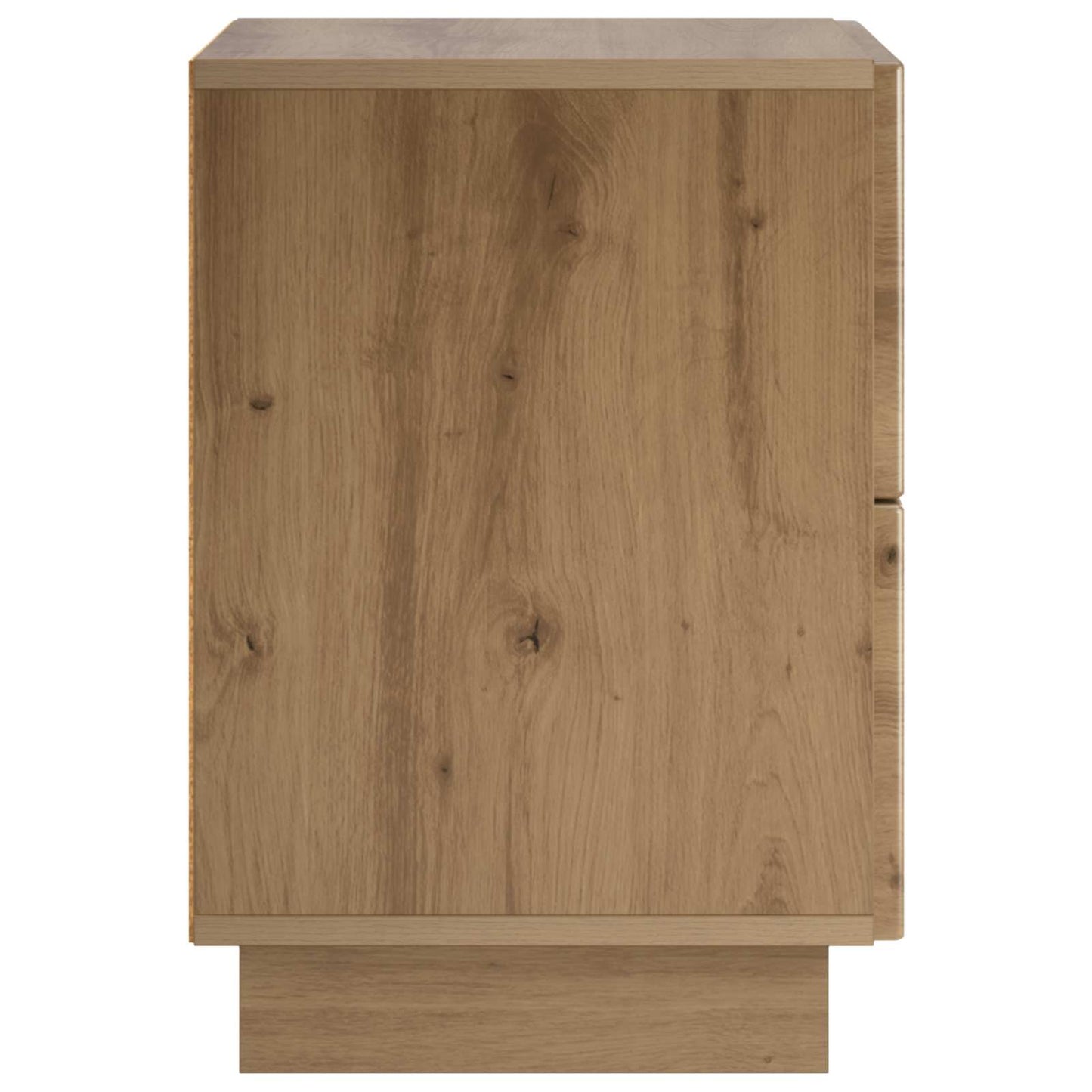 vidaXL Bedside Cabinet Artisan Oak 33.5 x 34.5 x 50 cm Engineered Wood