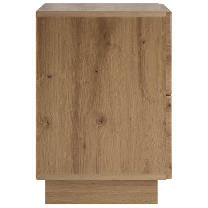 vidaXL Bedside Cabinet Artisan Oak 33.5 x 34.5 x 50 cm Engineered Wood