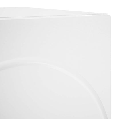 vidaXL Bedside Cabinet 2 pcs White 33.5 x 34.5 x 50 cm Engineered Wood