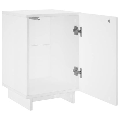 vidaXL Bedside Cabinet 2 pcs White 33.5 x 34.5 x 50 cm Engineered Wood