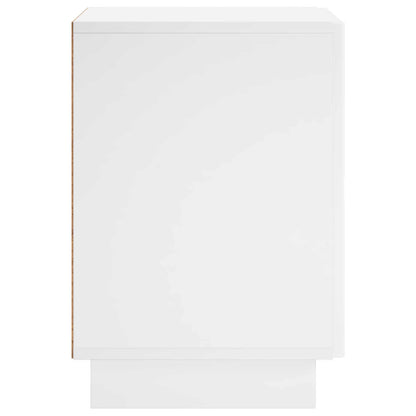 vidaXL Bedside Cabinet 2 pcs White 33.5 x 34.5 x 50 cm Engineered Wood