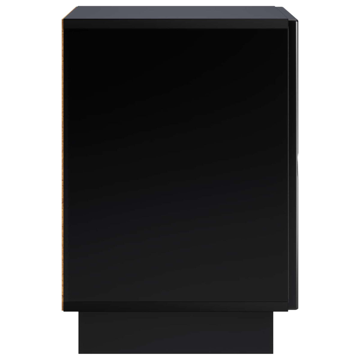 vidaXL Bedside Cabinet 2 pcs Black 33.5 x 34.5 x 50 cm Engineered Wood