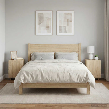 vidaXL Bedside Cabinet 2 pcs Sonoma Oak 33.5 x 34.5 x 50 cm