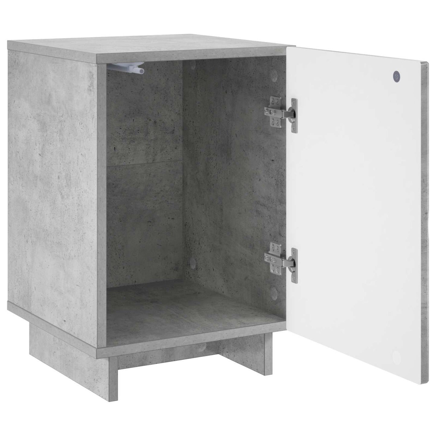 vidaXL Bedside Cabinet 2 pcs Concrete Grey 33.5 x 34.5 x 50 cm