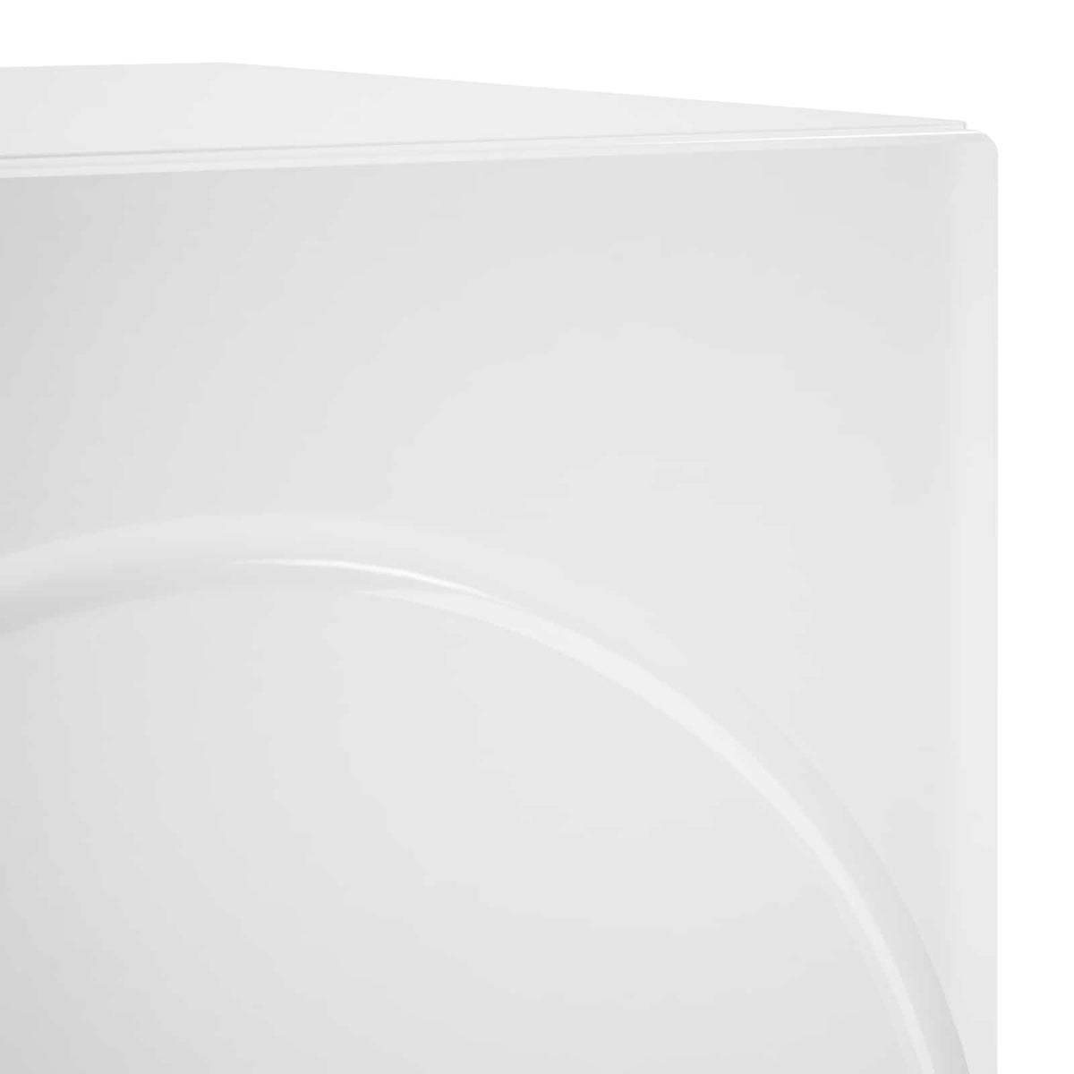 vidaXL Bedside Cabinet 2 pcs High Gloss White 33.5 x 34.5 x 50 cm