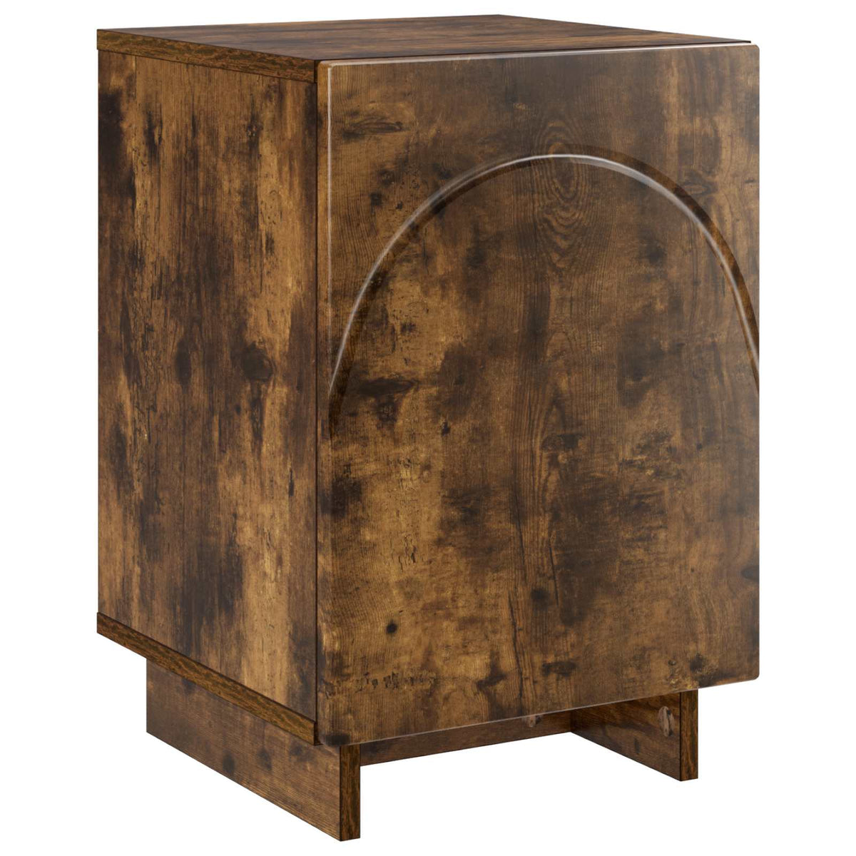 vidaXL Bedside Cabinet Smoked Oak 33.5 x 34.5 x 50 cm Engineered Wood