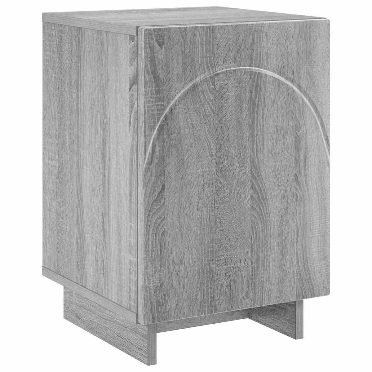 vidaXL Bedside Cabinet Grey Sonoma 33.5 x 34.5 x 50 cm Engineered Wood