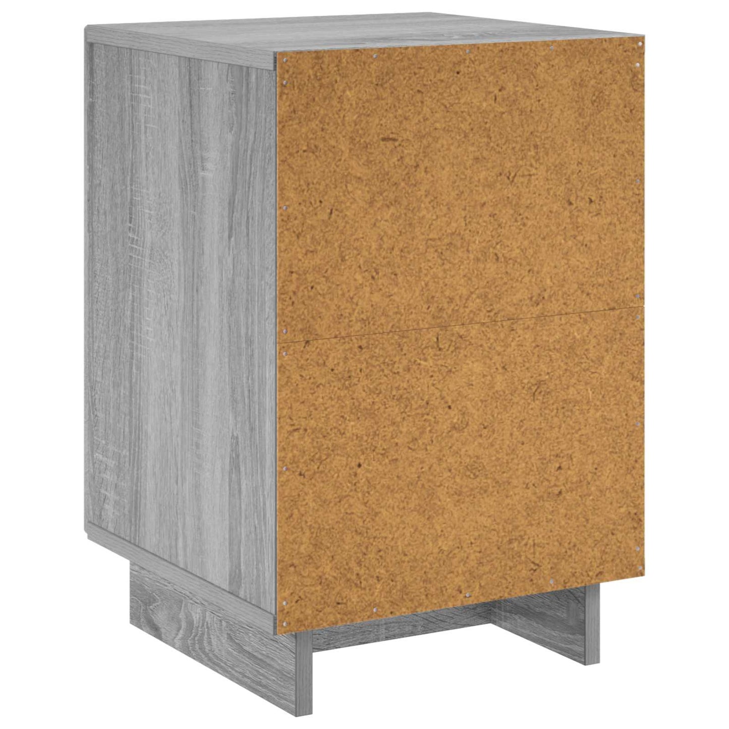 vidaXL Bedside Cabinet Grey Sonoma 33.5 x 34.5 x 50 cm Engineered Wood