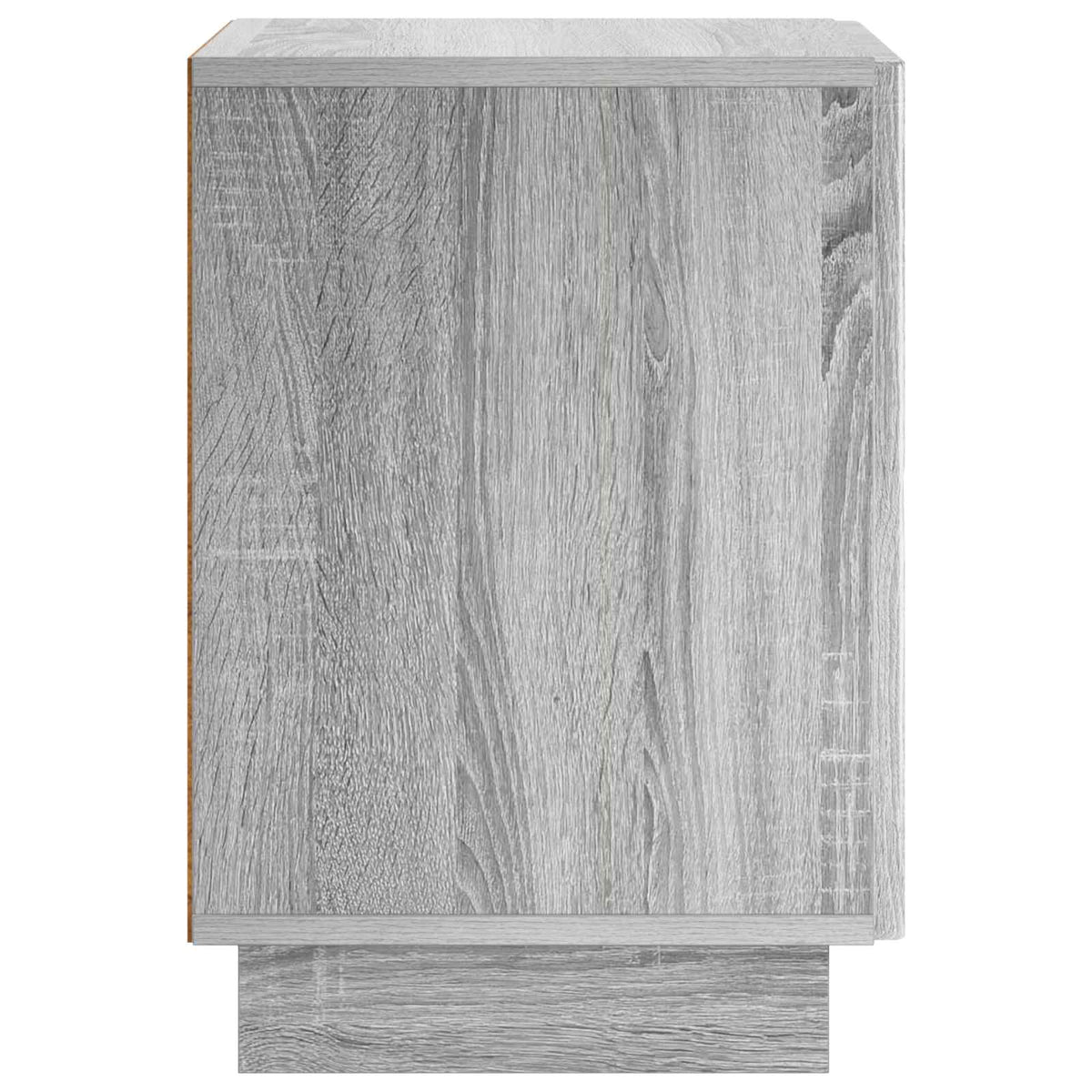 vidaXL Bedside Cabinet Grey Sonoma 33.5 x 34.5 x 50 cm Engineered Wood