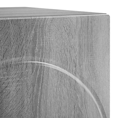 vidaXL Bedside Cabinet 2 pcs Grey Sonoma 33.5 x 34.5 x 50 cm