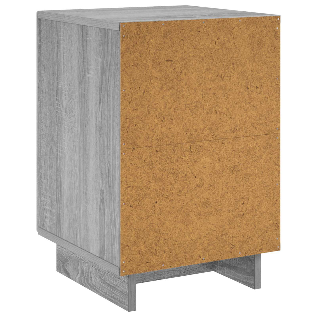 vidaXL Bedside Cabinet 2 pcs Grey Sonoma 33.5 x 34.5 x 50 cm